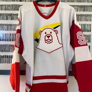 CCM - Seibu Tetsudo White Bears Yoshikazu Kabayama vintage jersey (1995) 52 JIHF